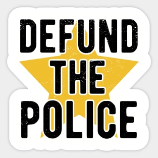 Defund The Police police Sticker